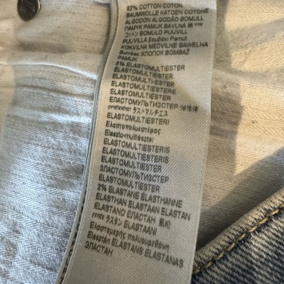 7 For All Mankind High Rise Flare Blue Jeans - Picture 7 of 16